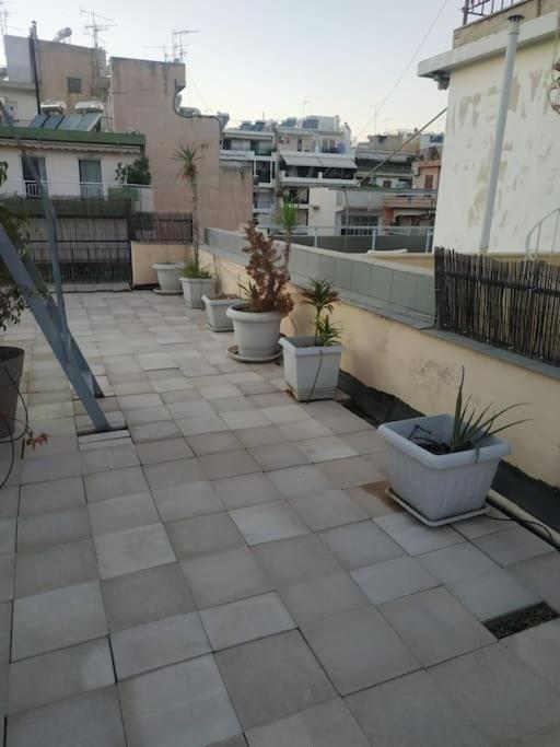 Spacious Private Rooftop Studio, Mountain And Sea View Athens Exterior photo